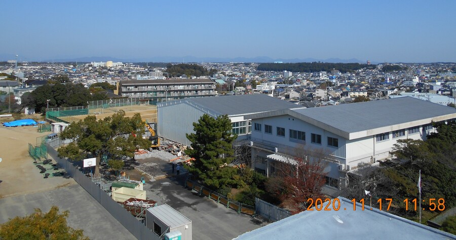 部室棟 解体工事完了 静岡県立磐田南高等学校 同窓会