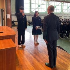 第78回同窓会入会式開催(2月28日)